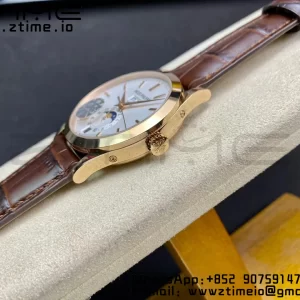 PATEK PHILIPPE Annual Calendar Complications 5396 RG GRF Best Edition White Dial on Leather strap A324 - Super Clone Watch | 1:1 Best Version