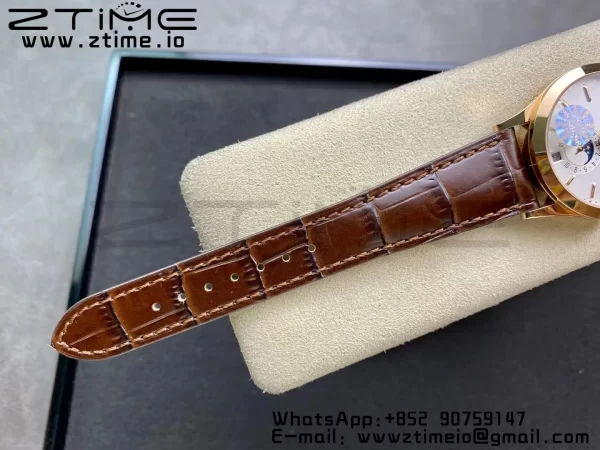 PATEK PHILIPPE Annual Calendar Complications 5396 RG GRF Best Edition White Dial on Leather strap A324 - Super Clone Watch | 1:1 Best Version