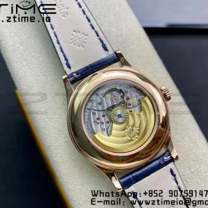 PATEK PHILIPPE Annual Calendar Complications 5396 RG GRF Best Edition Blue Dial on Leather Strap A324 - Super Clone Watch | 1:1 Best Version