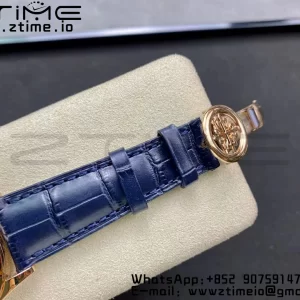 PATEK PHILIPPE Annual Calendar Complications 5396 RG GRF Best Edition Blue Dial on Leather Strap A324 - Super Clone Watch | 1:1 Best Version