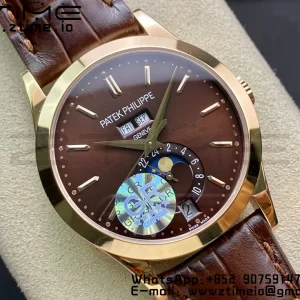 PATEK PHILIPPE Calendario Annuale Complicazioni 5396 RG GRF Best Edition Quadrante Marrone su Cinturino in Pelle A324 - Orologio Super Clone | 1:1 Best Version