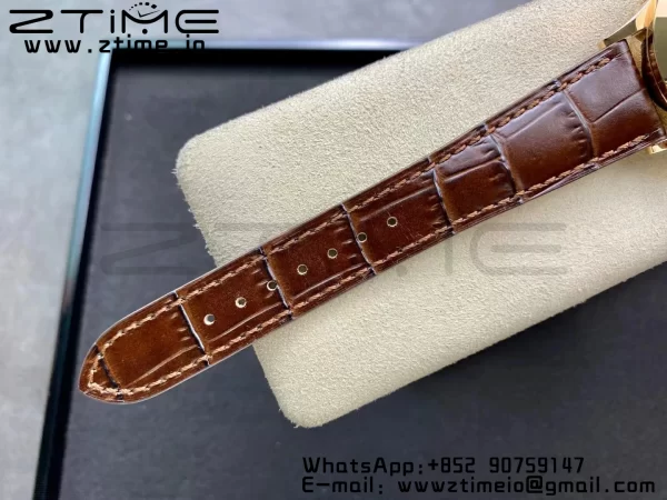 PATEK PHILIPPE Annual Calendar Complications 5396 RG GRF Best Edition White Dial Numbers Markers on Leather Strap A324 - Super Clone Watch | 1:1 Best Version
