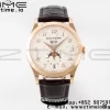 PATEK PHILIPPE Annual Calendar Moonphase 5396 RG ZF 1:1 Best Edition White Arabic Dial on Brown Leather Strap A324 - Super Clone Watch | 1:1 Best Version