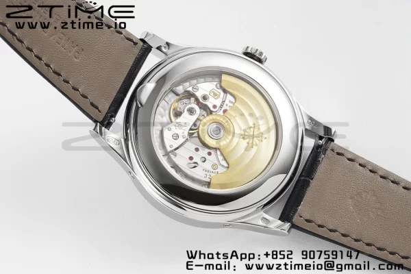 PATEK PHILIPPE Annual Calendar Moonphase 5396 SS ZF 1:1 Best Edition Gray Dial on Black Leather Strap A324 - Super Clone Watch | 1:1 Best Version