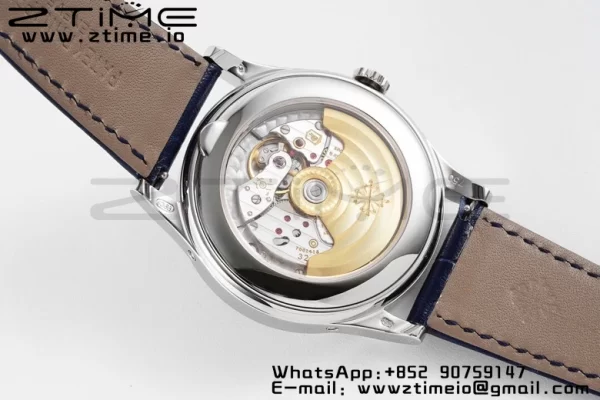PATEK PHILIPPE Annual Calendar Moonphase 5396 SS ZF 1:1 Best Edition Blue Dial on Blue Leather Strap A324 - Super Clone Watch | 1:1 Best Version