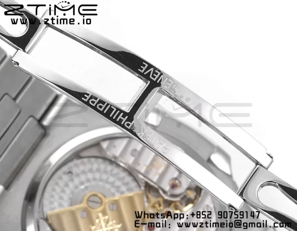 PATEK PHILIPPE Nautilus 5712 GRF 1:1 Best Edition Moon Phase Gray Dial on SS Bracelet A240 - Super Clone Watch | 1:1 Best Version