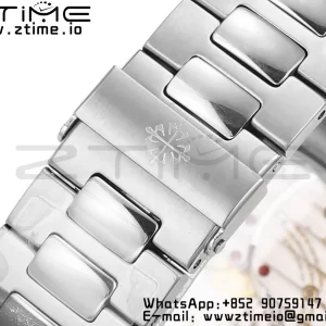 PATEK PHILIPPE Nautilus 5712 GRF 1:1 Best Edition Moon Phase Gray Dial on SS Bracelet A240 - Super Clone Watch | 1:1 Best Version