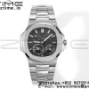 PATEK PHILIPPE Nautilus 5712 GRF 1:1 Best Edition Moon Phase Gray Dial on SS Bracelet A240 - Super Clone Watch | 1:1 Best Version