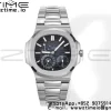 PATEK PHILIPPE Nautilus 5712 GRF 1:1 Best Edition Moon Phase Blue Dial on SS Bracelet A240 - Super Clone Watch | 1:1 Best Version