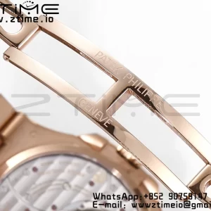 PATEK PHILIPPE Nautilus 5712 GRF 1:1 Best Edition Moon Phase Gray Dial on RG Bracelet A240 - Super Clone Watch | 1:1 Best Version