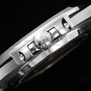 PATEK PHILIPPE Nautilus 5711 SS GRF 1:1 Best Edition White Dial Purple Diamonds Bezel on SS Bracelet 324CS - Super Clone Watch | 1:1 Best Version