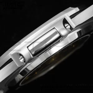 PATEK PHILIPPE Nautilus 5711 SS GRF 1:1 Best Edition White Dial Purple Diamonds Bezel on SS Bracelet 324CS - Super Clone Watch | 1:1 Best Version
