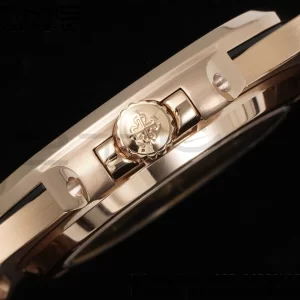 PATEK PHILIPPE Nautilus 5711 RG GRF 1:1 Best Edition グレー文字盤パープルダイヤモンドベゼル、RGブレスレット 324CS - スーパークローンウォッチ｜1:1ベストバージョン