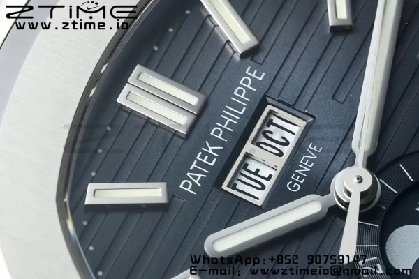 PATEK PHILIPPE Nautilus 5726 Full Function SS PPF 1:1 Best Edition Blue Dial on SS Bracelet A324 - Super Clone Watch | 1:1 Best Version