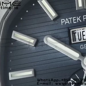 PATEK PHILIPPE Nautilus 5726 Full Function SS PPF 1:1 Best Edition Blue Dial on SS Bracelet A324 - Super Clone Watch | 1:1 Best Version