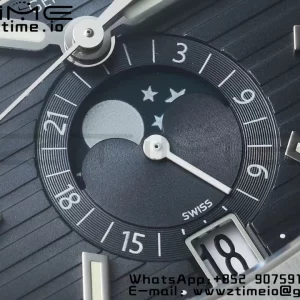 PATEK PHILIPPE Nautilus 5726 Full Function SS PPF 1:1 Best Edition Blue Dial on SS Bracelet A324 - Super Clone Watch | 1:1 Best Version