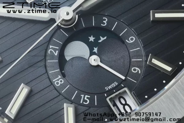 PATEK PHILIPPE Nautilus 5726 Full Function SS PPF 1:1 Best Edition Blue Dial on SS Bracelet A324 - Super Clone Watch | 1:1 Best Version