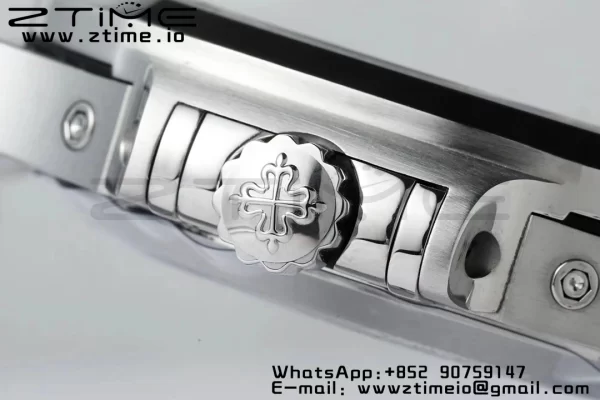 PATEK PHILIPPE Nautilus 5726 Full Function SS PPF 1:1 Best Edition White Dial on SS Bracelet A324 - Super Clone Watch | 1:1 Best Version