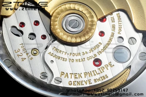 PATEK PHILIPPE Nautilus 5726 Full Function SS PPF 1:1 Best Edition White Dial on SS Bracelet A324 - Super Clone Watch | 1:1 Best Version