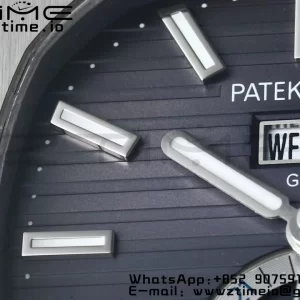 PATEK PHILIPPE Nautilus 5726 Full Function SS PPF 1:1 Best Edition Gray Dial on SS Bracelet A324 - Super Clone Watch | 1:1 Best Version