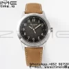 PATEK PHILIPPE Calatrava 5226G SS PPF 1:1 Best Edition Gray Rock Dial on Brown Leather Strap 330CS - Super Clone Watch | 1:1 Best Version