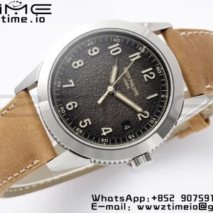 PATEK PHILIPPE Calatrava 5226G SS PPF 1:1 Best Edition Gray Rock Dial on Brown Leather Strap 330CS - Super Clone Watch | 1:1 Best Version