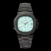 PATEK PHILIPPE Nautilus 5711 DIW Carbon DIWF 1:1 Best Edition Tiffany Blue Textured Dial on Carbon/PVD Bracelet 324CS - Super Clone Watch | 1:1 Best Version