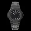 PATEK PHILIPPE Nautilus 5711 DIW Carbon DIWF 1:1 Best Edition Black Textured Dial on Carbon Bracelet 324CS - Super Clone Watch | 1:1 Best Version
