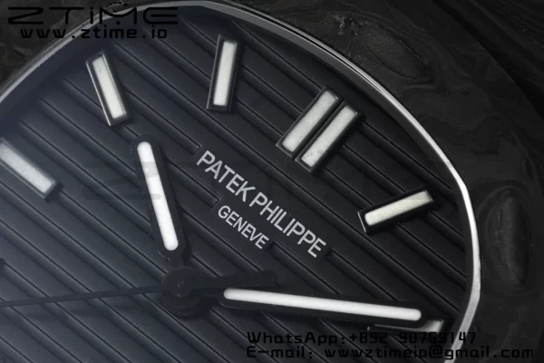 PATEK PHILIPPE Nautilus 5711 DIW Carbon DIWF 1:1 Best Edition Black Textured Dial on Carbon Bracelet 324CS - Super Clone Watch | 1:1 Best Version