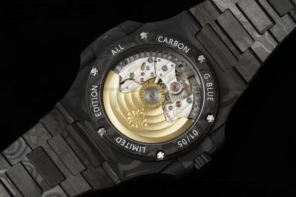 PATEK PHILIPPE Nautilus 5711 DIW Carbon DIWF 1:1 Best Edition Black Textured Dial on Carbon Bracelet 324CS - Super Clone Watch | 1:1 Best Version