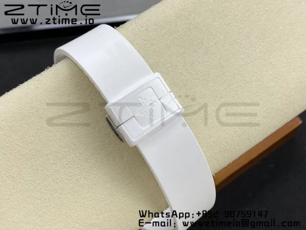 PATEK PHILIPPE AET Nautilus 5711 White Ceramic AMGF Best Edition Tiffany Blue Dial on White Rubber Strap MIYOTA 9015 - Super Clone Watch | 1:1 Best Version