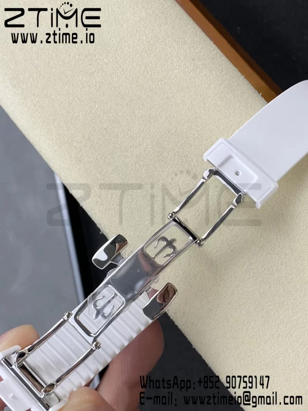 PATEK PHILIPPE AET Nautilus 5711 White Ceramic AMGF Best Edition Tiffany Blue Dial on White Rubber Strap MIYOTA 9015 - Super Clone Watch | 1:1 Best Version