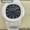 PATEK PHILIPPE AET Nautilus 5711 ホワイトセラミック AMGF ベストエディション ブルーダイアル ホワイトラバーストラップ MIYOTA 9015 - スーパークローンウォッチ｜1:1 ベストバージョン