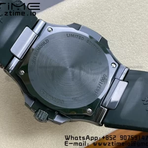 PATEK PHILIPPE AET Nautilus 5711 Green Ceramic AMGF Best Edition Blue Dial on Green Rubber Strap MIYOTA 9015 - Super Clone Watch | 1:1 Best Version