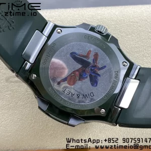 PATEK PHILIPPE AET Nautilus 5711 Green Ceramic AMGF Best Edition Yellow/Green Dial on Green Rubber Strap MIYOTA 9015 - Super Clone Watch | 1:1 Best Version