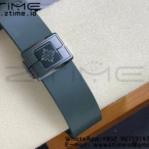PATEK PHILIPPE AET Nautilus 5711 Green Ceramic AMGF Best Edition Yellow/Green Dial on Green Rubber Strap MIYOTA 9015 - Super Clone Watch | 1:1 Best Version