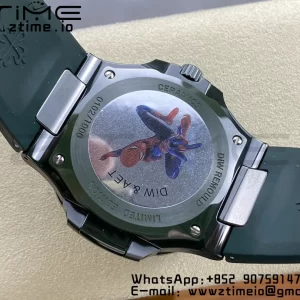 PATEK PHILIPPE AET Nautilus 5711 グリーンセラミック AMGF ベストエディション ブラウンダイアル グリーンラバーストラップ MIYOTA 9015 - スーパークローンウォッチ｜1:1 ベストバージョン