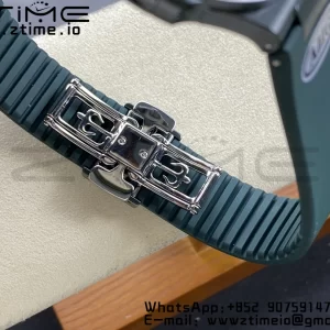 PATEK PHILIPPE AET Nautilus 5711 グリーンセラミック AMGF ベストエディション ブラウンダイアル グリーンラバーストラップ MIYOTA 9015 - スーパークローンウォッチ｜1:1 ベストバージョン