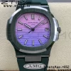 PATEK PHILIPPE AET Nautilus 5711 Green Ceramic AMGF Best Edition Purple/Pink Dial on Green Rubber Strap MIYOTA 9015 - Super Clone Watch | 1:1 Best Version