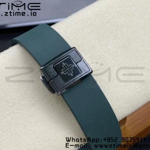 PATEK PHILIPPE AET Nautilus 5711 Green Ceramic AMGF Best Edition White Dial on Green Rubber Strap MIYOTA 9015 - Super Clone Watch | 1:1 Best Version