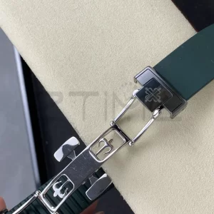 PATEK PHILIPPE AET Nautilus 5711 Green Ceramic AMGF Best Edition White Dial on Green Rubber Strap MIYOTA 9015 - Super Clone Watch | 1:1 Best Version