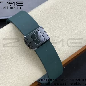PATEK PHILIPPE AET Nautilus 5711 Green Ceramic AMGF Best Edition Tiffany Blue Dial on Green Rubber Strap MIYOTA 9015 - Super Clone Watch | 1:1 Best Version