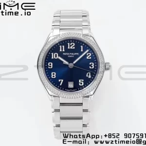 PATEK PHILIPPE Twenty~4 7300/1200A SS PPF 1:1 Best Edition Blue Dial on SS Bracelet A324 Super Clone - Super Clone Watch | 1:1 Best Version