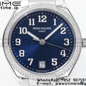 PATEK PHILIPPE Twenty~4 7300/1200A SS PPF 1:1 Best Edition Blue Dial on SS Bracelet A324 Super Clone - Super Clone Watch | 1:1 Best Version