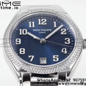 PATEK PHILIPPE Twenty~4 7300/1200A SS PPF 1:1 Best Edition Blue Dial on SS Bracelet A324 Super Clone - Super Clone Watch | 1:1 Best Version