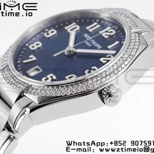 PATEK PHILIPPE Twenty~4 7300/1200A SS PPF 1:1 Best Edition Blue Dial on SS Bracelet A324 Super Clone - Super Clone Watch | 1:1 Best Version