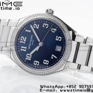 PATEK PHILIPPE Twenty~4 7300/1200A SS PPF 1:1 Best Edition Blue Dial on SS Bracelet A324 Super Clone - Super Clone Watch | 1:1 Best Version