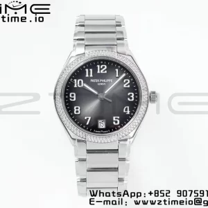 PATEK PHILIPPE Twenty~4 7300/1200A SS PPF 1:1 Best Edition Gray Dial on SS Bracelet A324 Super Clone - Super Clone Watch | 1:1 Best Version
