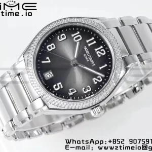 PATEK PHILIPPE Twenty~4 7300/1200A SS PPF 1:1 Best Edition Gray Dial on SS Bracelet A324 Super Clone - Super Clone Watch | 1:1 Best Version