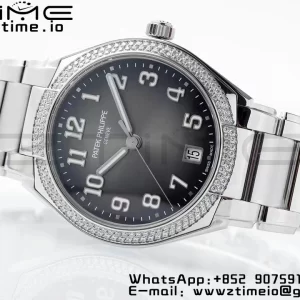 PATEK PHILIPPE Twenty~4 7300/1200A SS PPF 1:1 Best Edition Gray Dial on SS Bracelet A324 Super Clone - Super Clone Watch | 1:1 Best Version